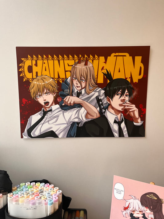 Chainsaw Man A3 Fan Made Poster