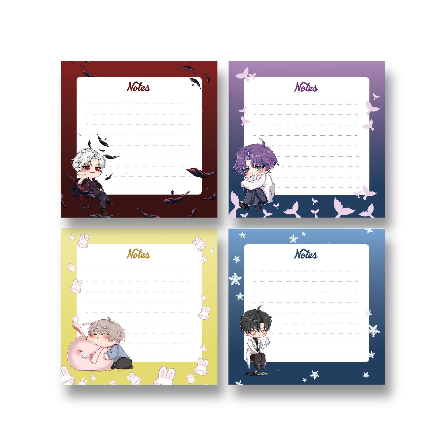 Love & Deepspace Small Notepads