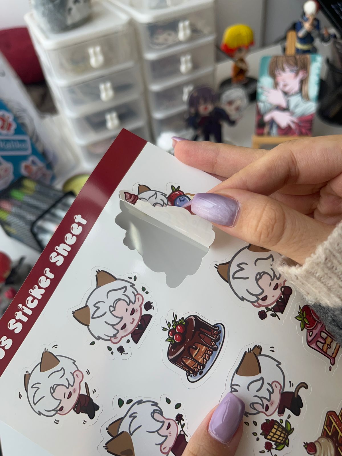 Kitty Sylus Sticker Sheet
