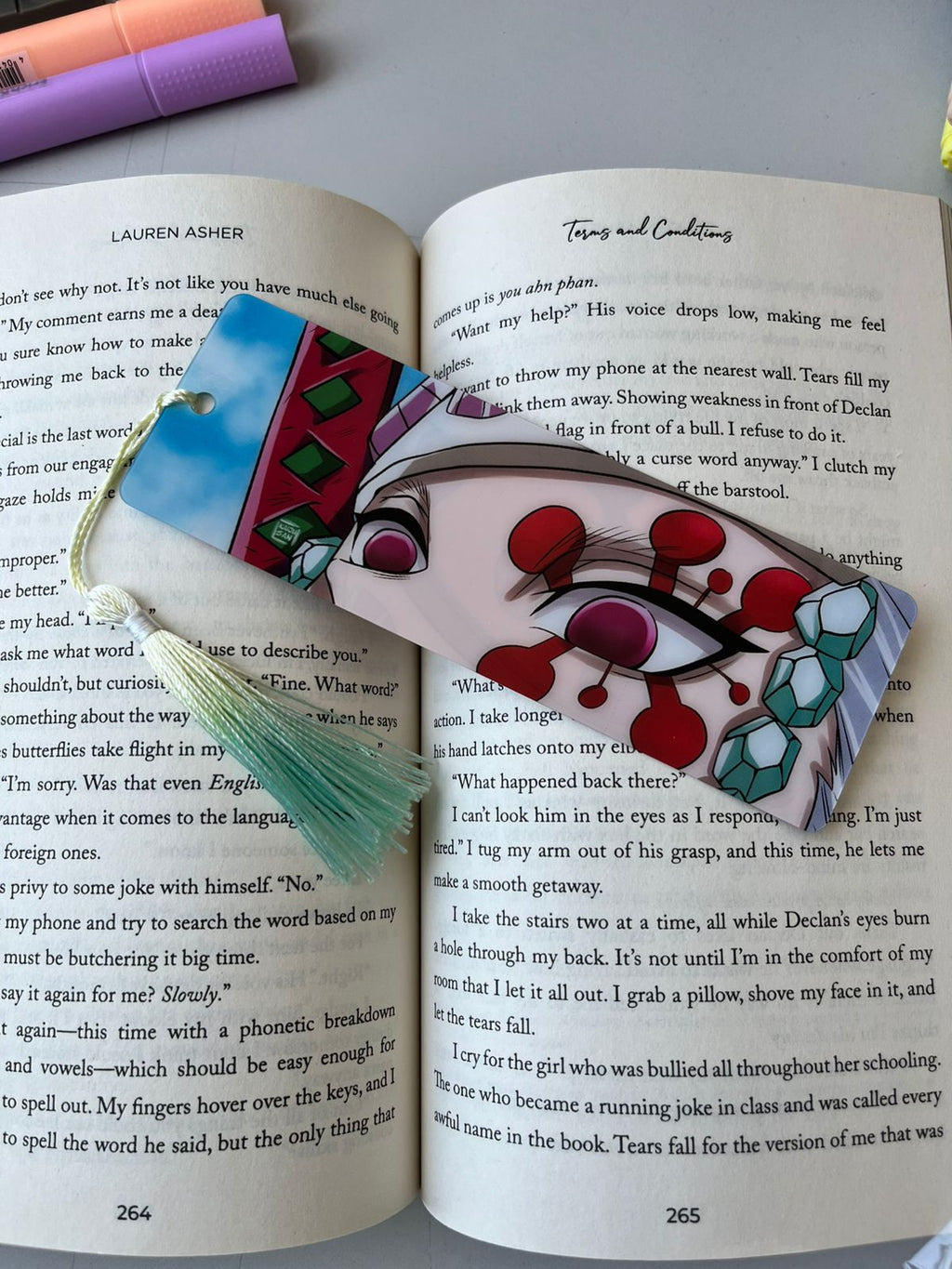 Tengen Thin Bookmark With Tassel