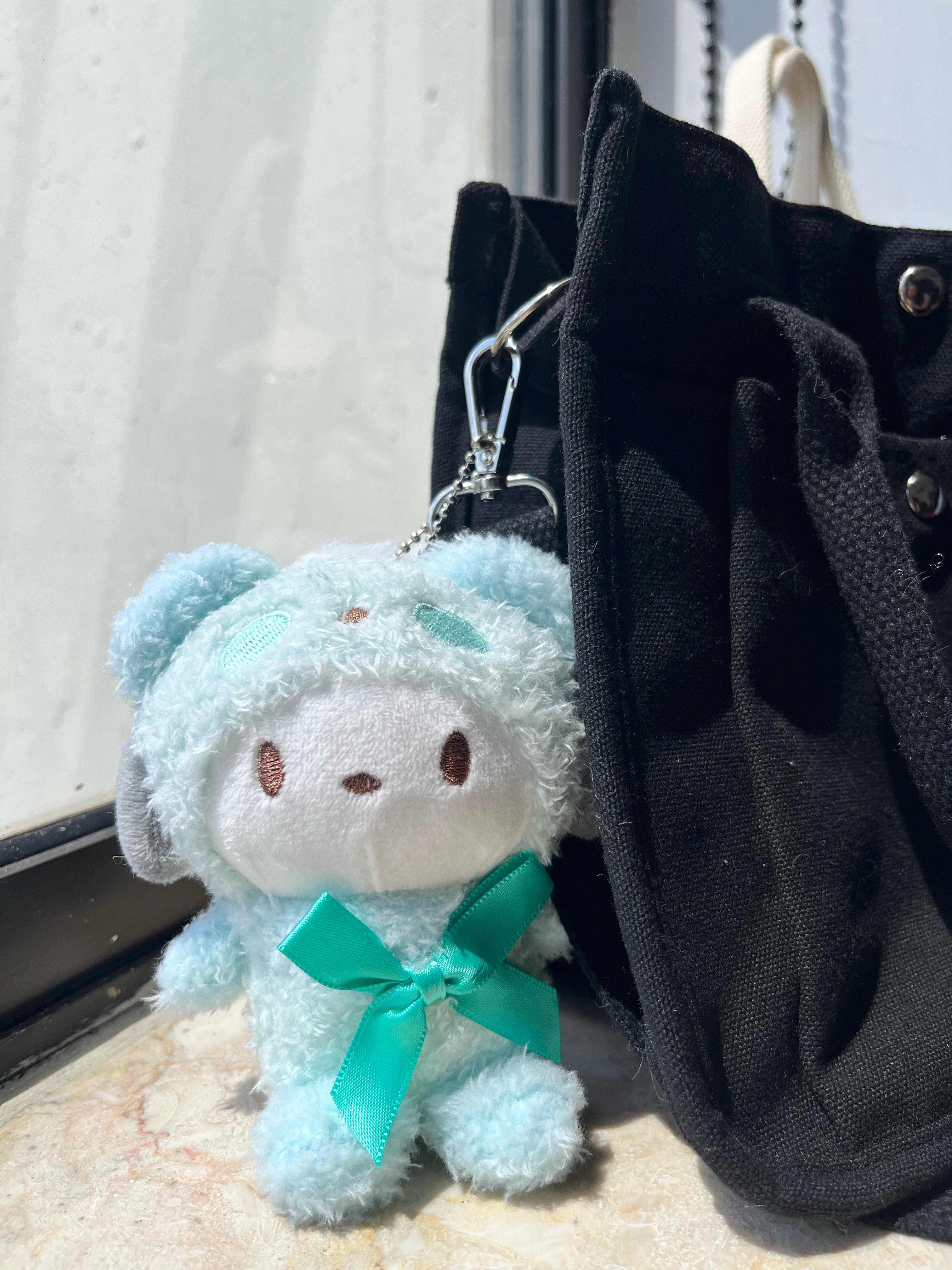 Black Tote Bag With Charm