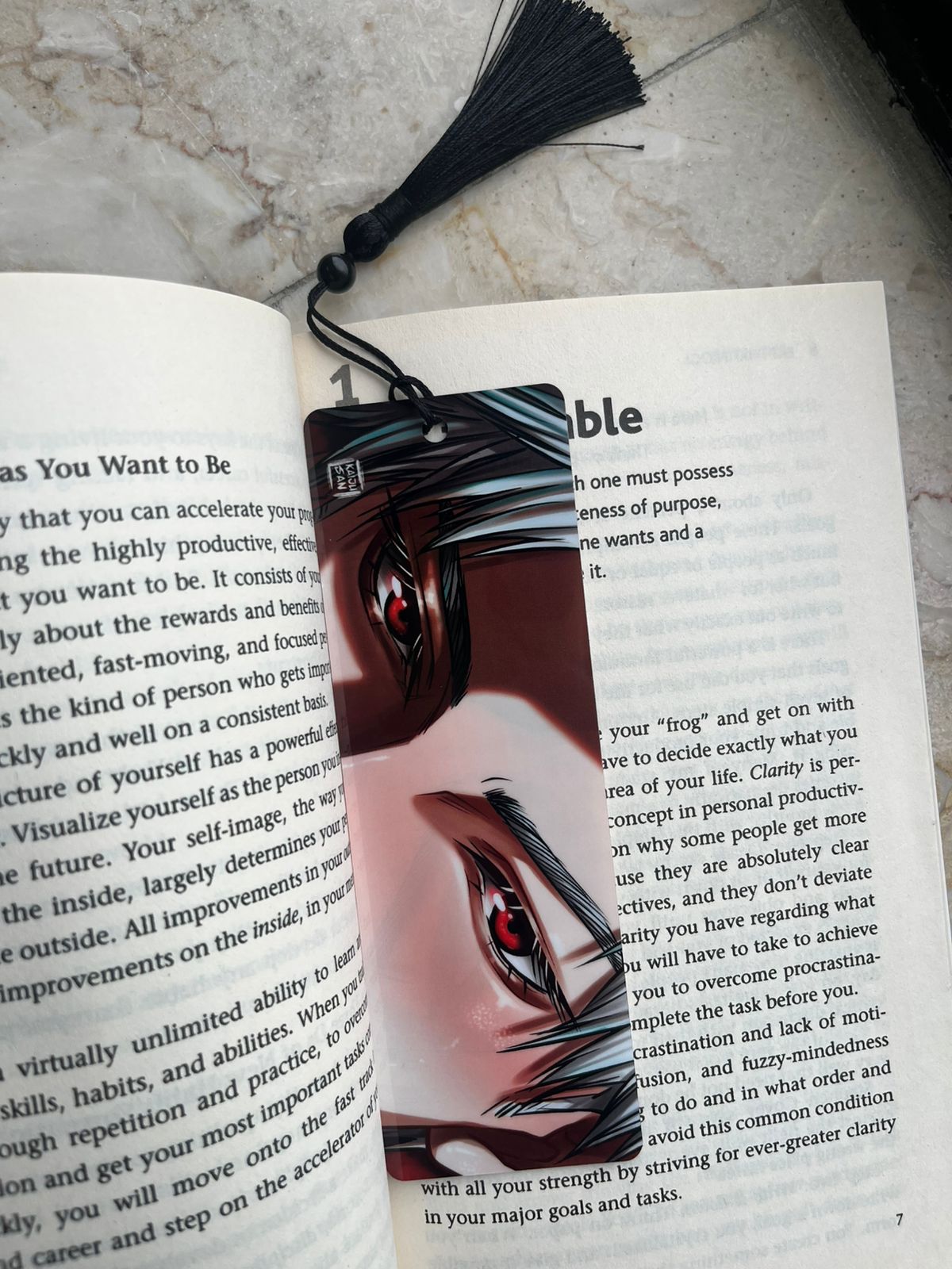 Sylus Thin Bookmark With Tassel