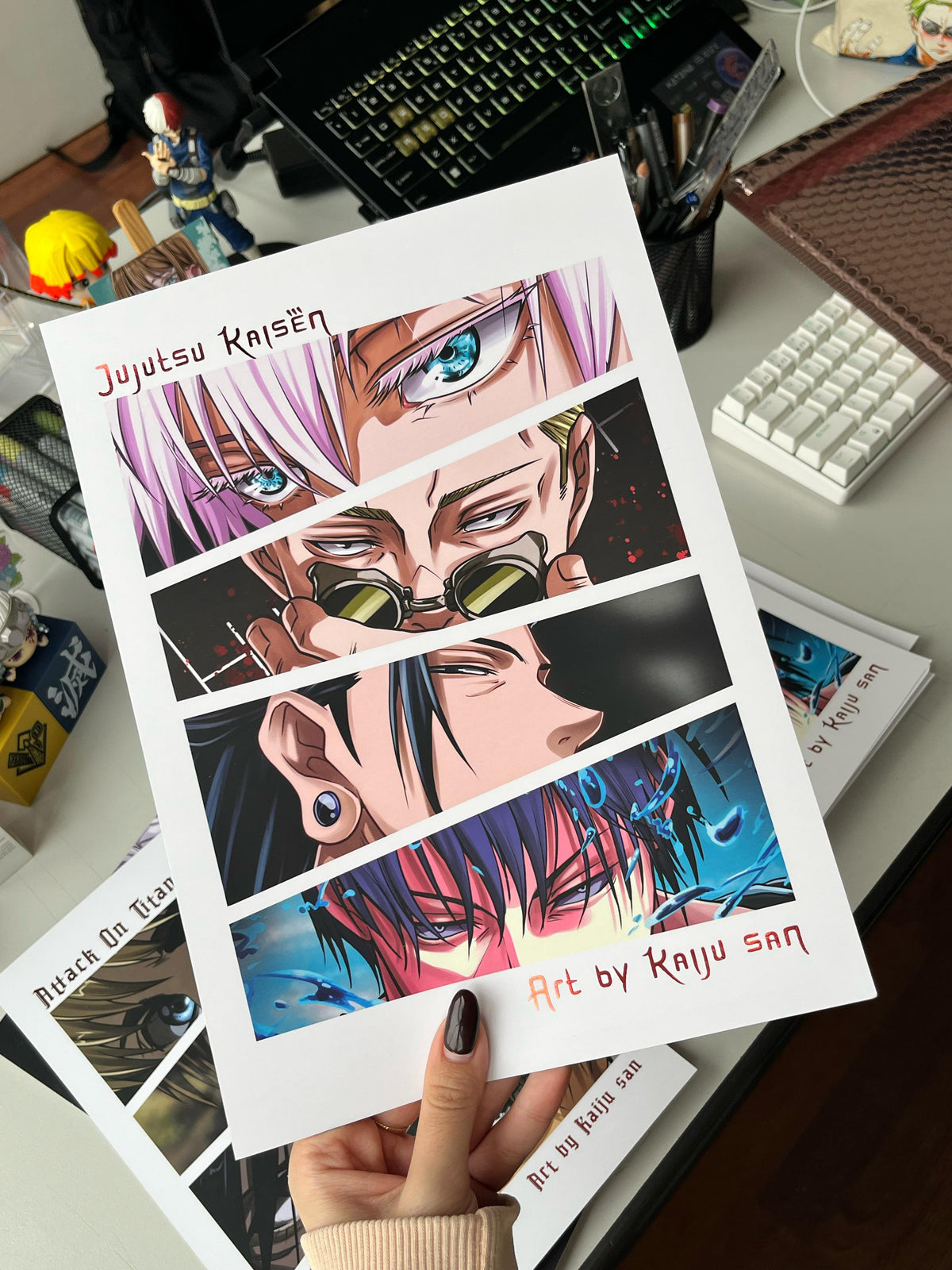 Jujutsu Kaisen Eyes Red Foil Poster
