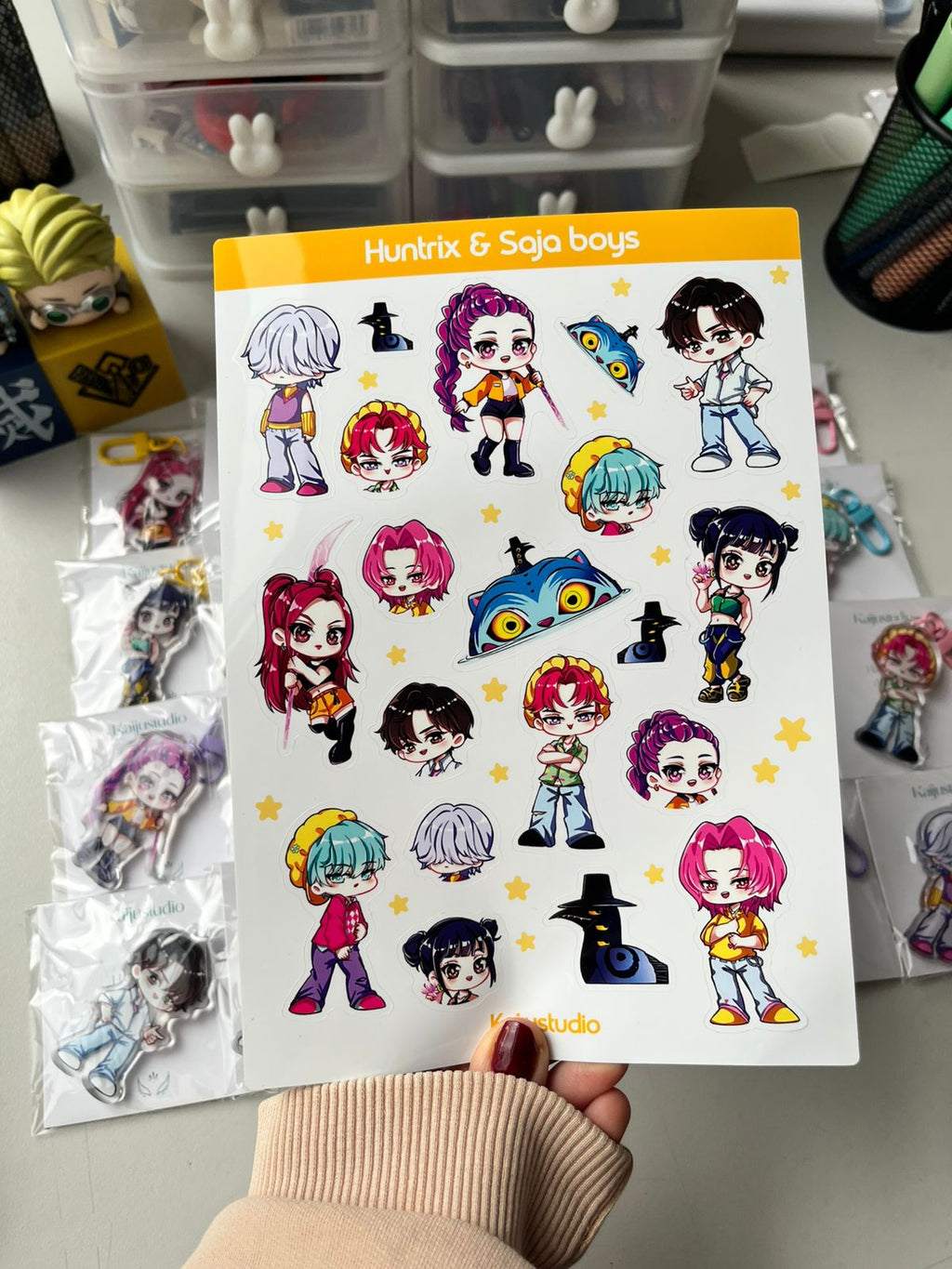 KPop Demon Hunters Sticker Sheet