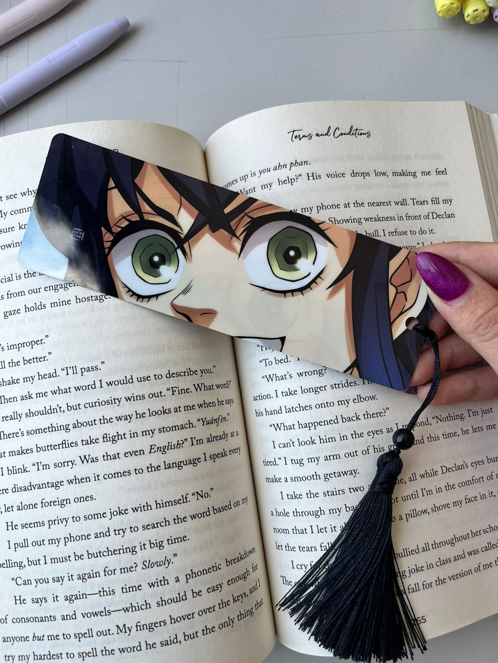 Inosuke Thin Bookmark With Tassel