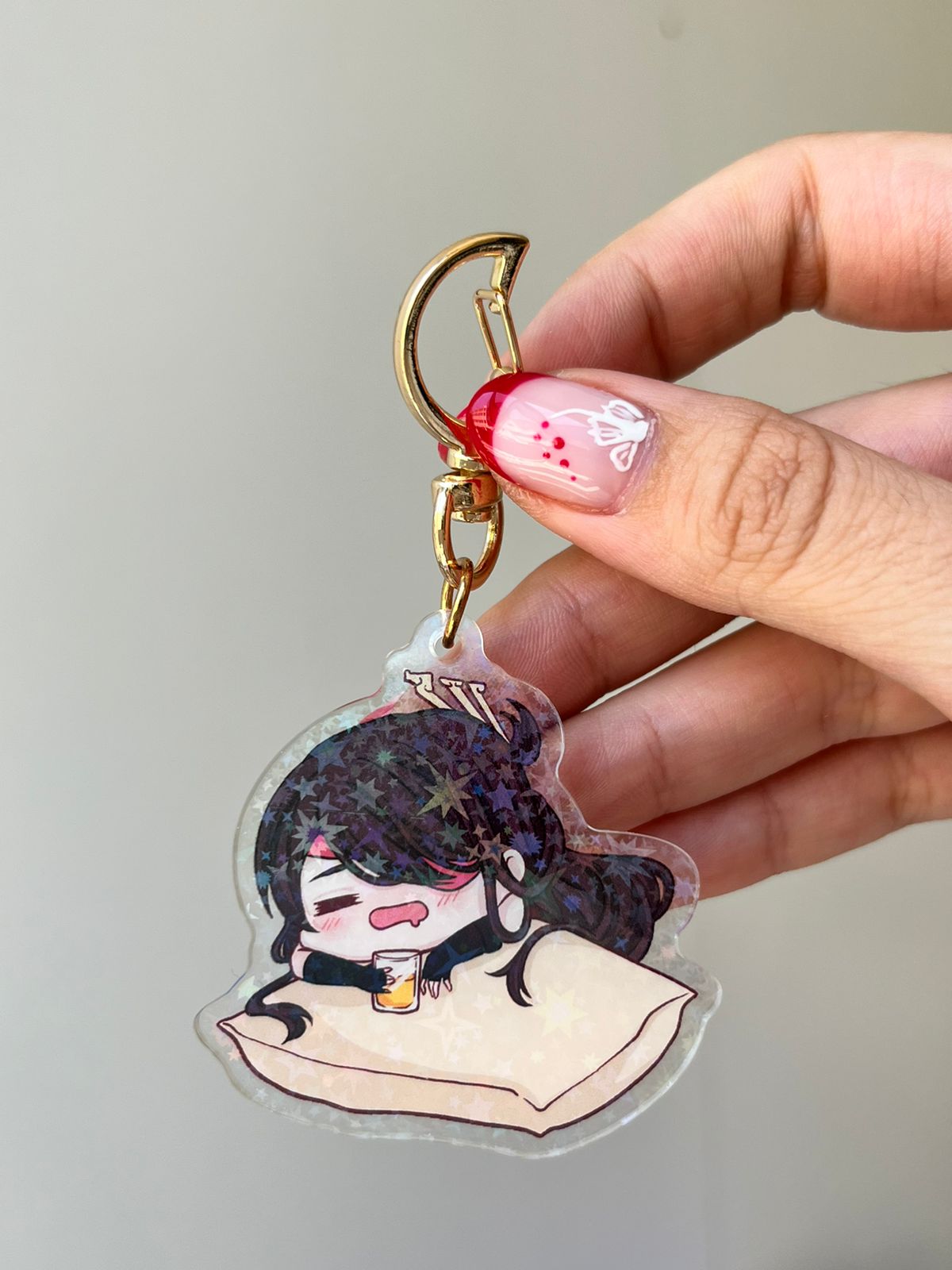 Beidou Holographic Keychain