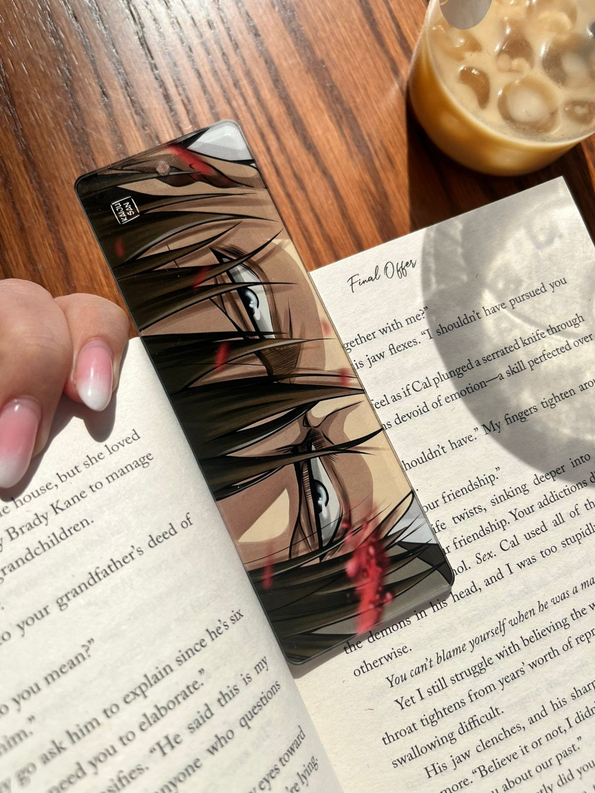 Levi Acrylic Bookmark