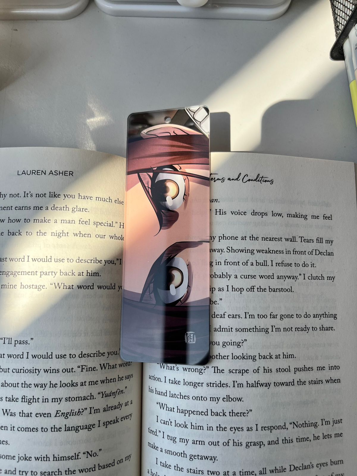 Sasha Acrylic Bookmark