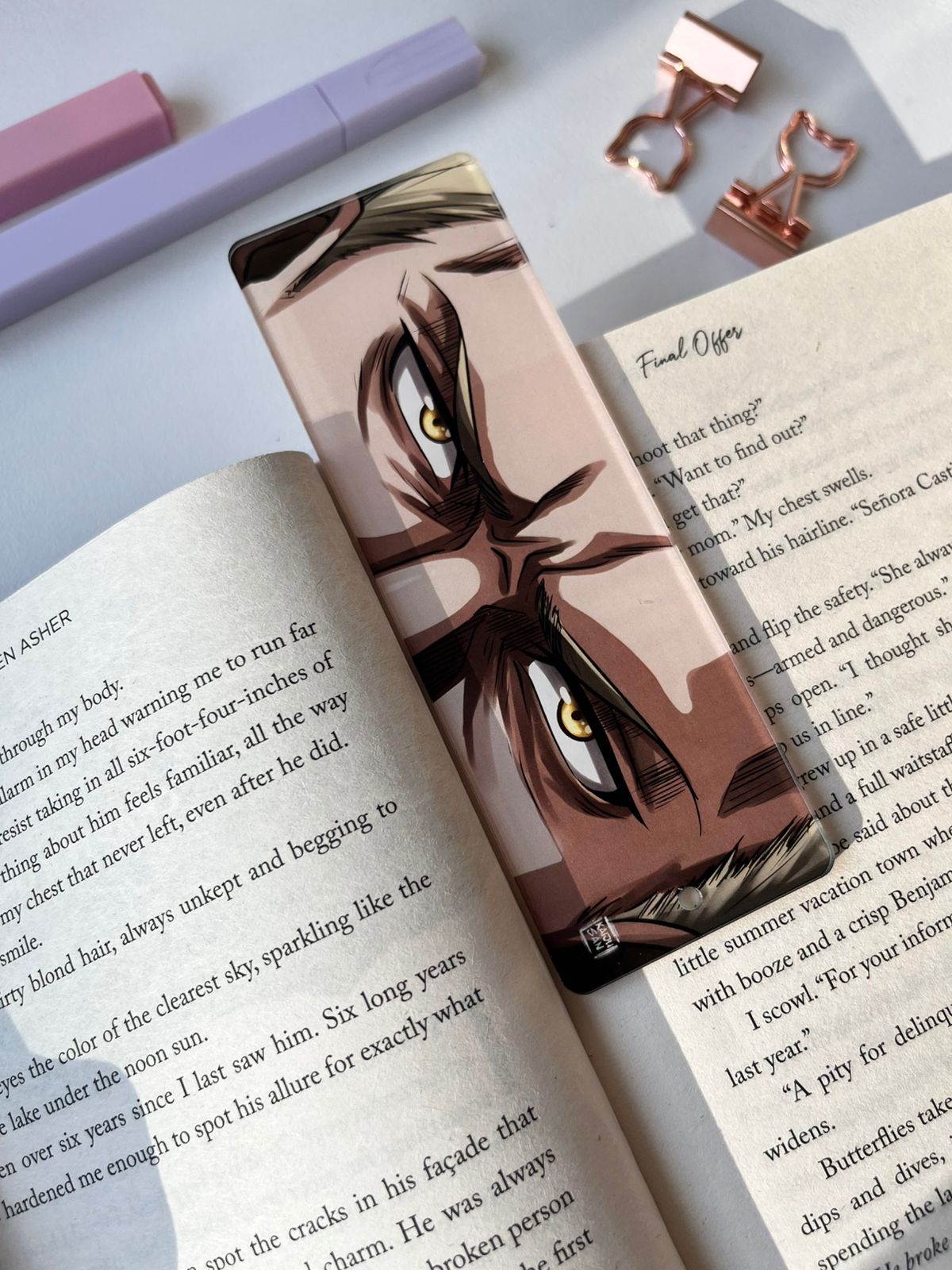 Reiner Acrylic Bookmark