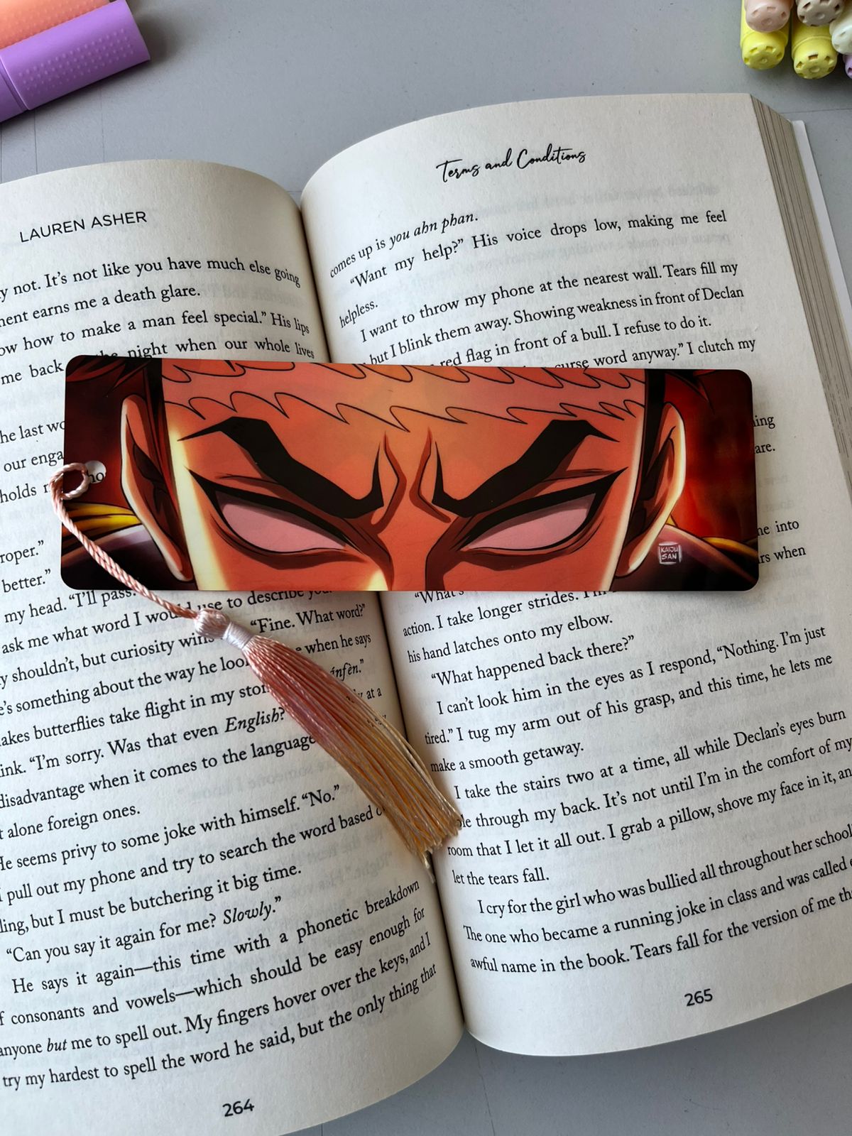 Gyomei Thin Bookmark With Tassel