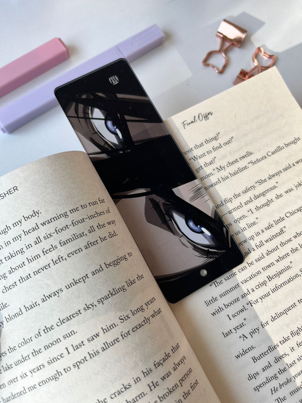 Mikasa Acrylic Bookmark