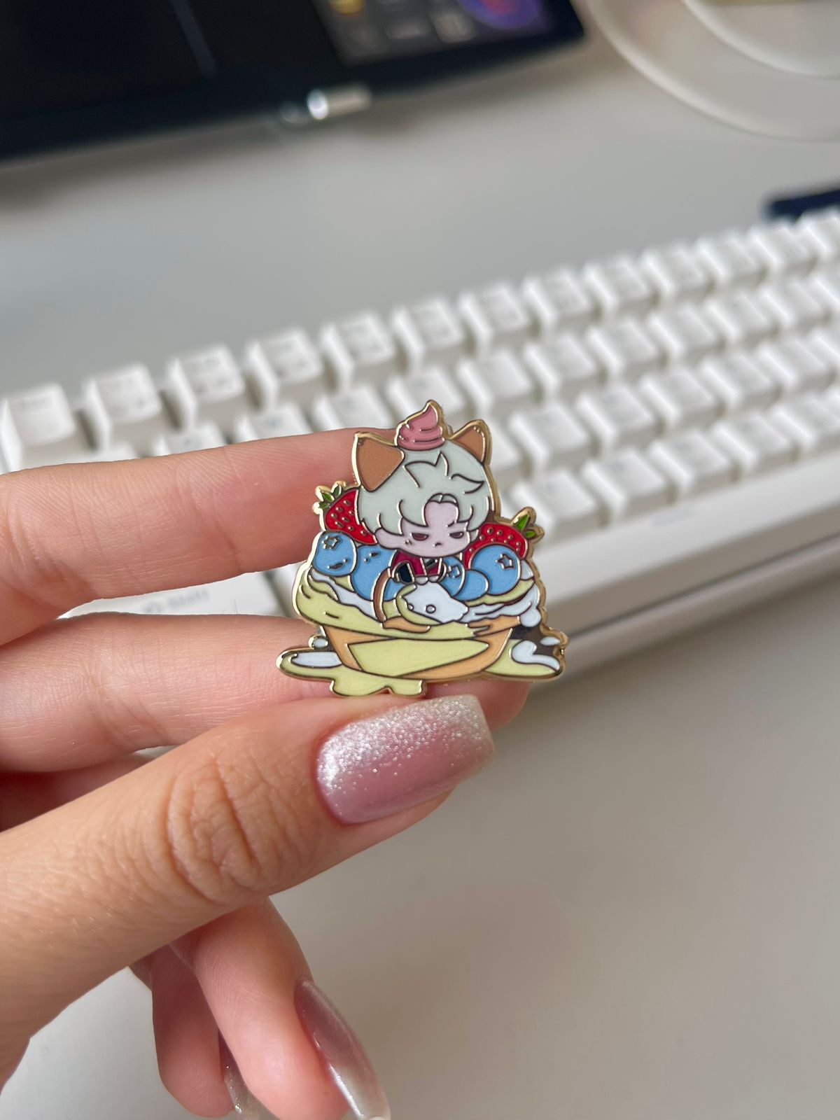 Kitty Sylus Enamel Pin
