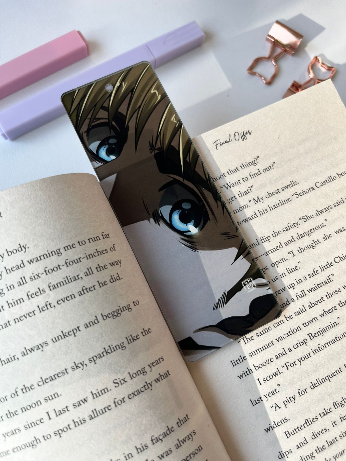 Armin Acrylic Bookmark