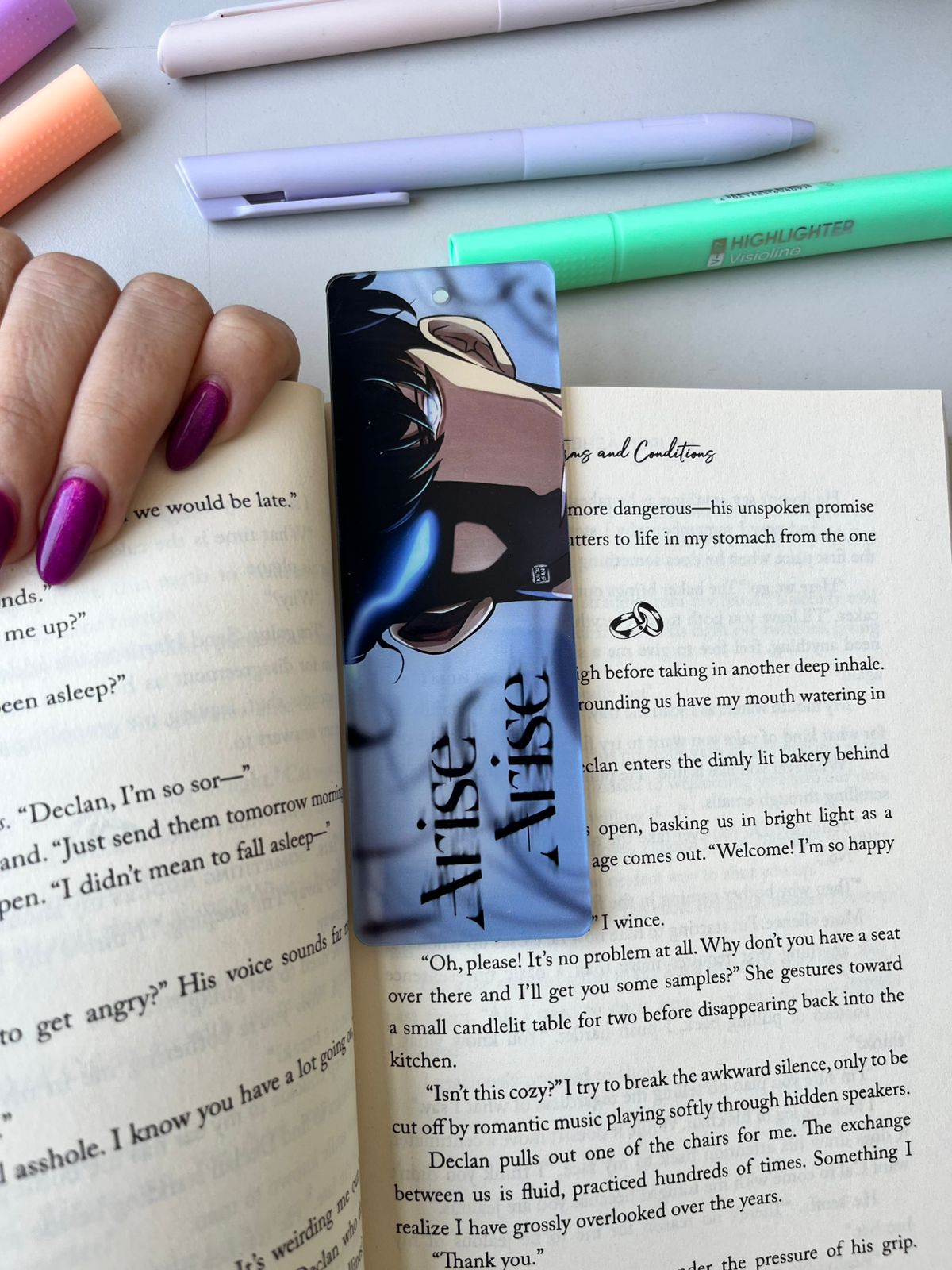 Sung Jinwoo Acrylic Bookmark