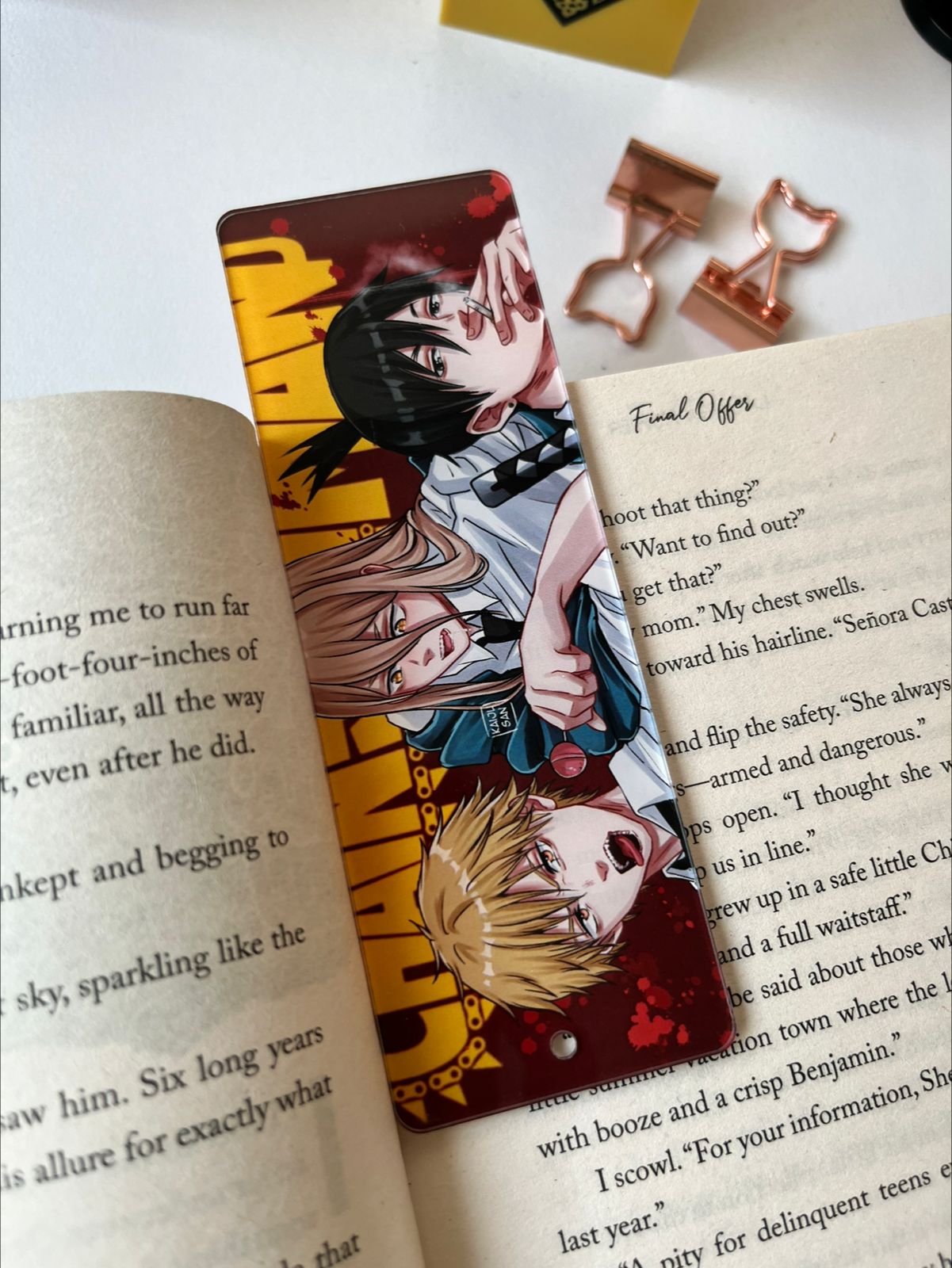 Chainsaw Man Acrylic Bookmark